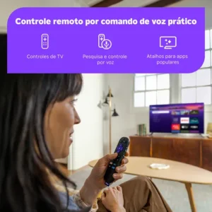 Roku Streaming Stick 2025 Para Tv Hd/fhd Controle Por Voz Preto De Voz 3ª geração 3840BR - Imagem 7