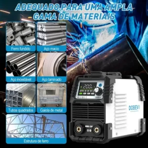 Máquina De Solda Inversora Digital Bivolt 110v/220v Dobevi Azul - Imagem 6