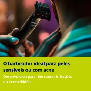 Barbeador e Aparador Elétrico Philips OneBlade com Pente 5 em 1, Sem Fio e À Prova D'Água - QP1425/10 - Imagem 5