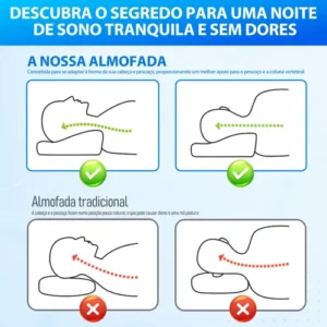 Travesseiro Cervical Ortopédico Espuma Viscoelástica - Imagem 6