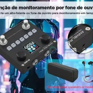 Pedal Multiefeitos M-Vave Blackbox Digital Para Guitarra Com Bluetooth - Imagem 10