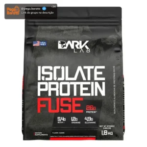 Whey Isolate Protein Fuse 1,8kg Chocolate Dark Lab - Imagem 1