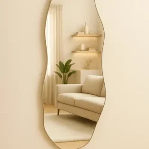 Espelho Grande Corpo Inteiro 115x40 Moderno Orgânico Luxo - Imagem 3