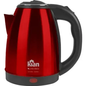 Chaleira Elétrica Kian 1,8l Inox Vermelha Ch-100 - Premium Cor Vermelho - Imagem 4