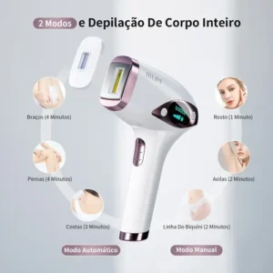 Depilador a Laser IPL Mlay T4 Resfriamento a Gelo 5 Níveis 500000 Flashes - Imagem 7