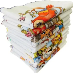 Kit 10 Pano De Prato Estampado 100% Algodão - 35cm X 60cm - Imagem 3