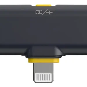 Microfone Lapela Hollyland Lark M2 Mini Combo Duplo USB-C, Lightning e Camera preto - Imagem 11