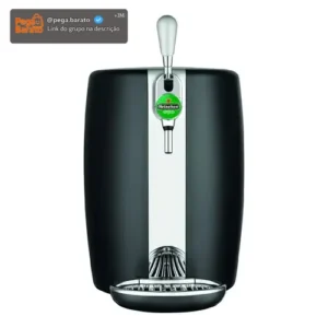 Chopeira de cerveja Krups Heineken B101 preto por 5L - Imagem 1