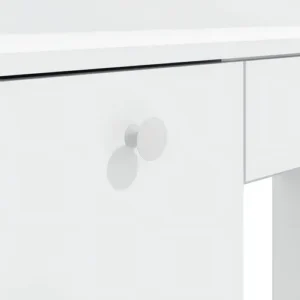 Penteadeira Ditália Pe80 com Kit Luz Branco Cor Branco - Imagem 11