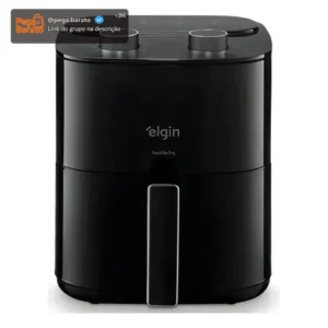 Fritadeira Air Fryer Facilita Fry 3,5litros Preta Elgin - Imagem 1