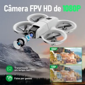 Drone Neo Com Câmera 4k Full Hd Wifi Cor Cinza 2 Baterias - Imagem 9