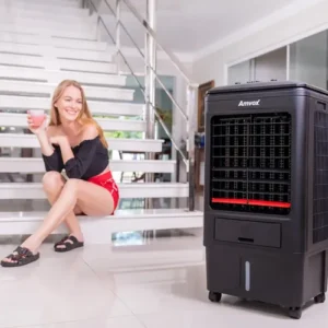 Climatizador De Ar Amvox Umidifica E Ventila 18l Preto - Imagem 7