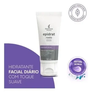 Hidratante Facial Epidrat Acqua 50ml Mantecorp Skincare Todo Tipo De Pele Dia/noite - Imagem 2