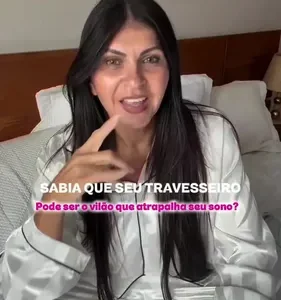 Travesseiro Cervical Nasa - Coluna Relax - Carvão Ativado Cor branco e cinza - Imagem 39