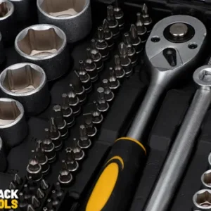 Jogo Soquetes Catracas Ferramentas Kit Chave 216 Peças Completa Oficina Master Maleta Tkf216 The Black Tools - Imagem 5