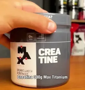 Kit 2x Creatina 300g Creatina Monohidratada Max Titanium Sem Sabor Alta Pureza - Imagem 2