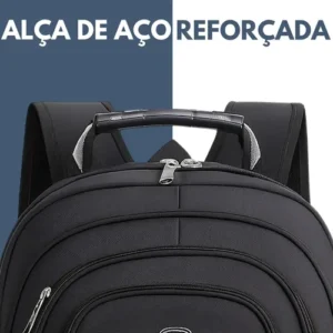 Mochila Masculina Impermeável Reforçada Aço Escola Notebook - Imagem 7