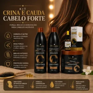 Kit Crina De Cavalo Maycrene Crescimento Rápido + Sérum - Imagem 5