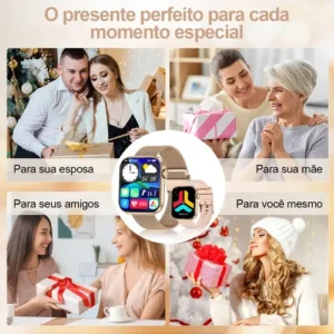 Relógios Inteligentes Feminino Smartwatch Esportivo Original - Imagem 12
