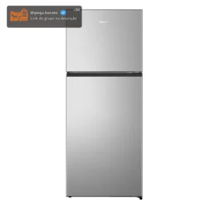 Geladeira Hisense Duplex Inox 381L Inverter Frost Free RT3N375 220V - Imagem 1