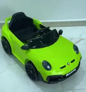 Carro Elétrico Infantil TURBO RSX 12V Controle Remoto Luzes Música Verde - Imagem 2