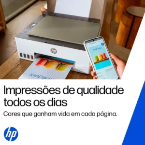 Impressora multifuncional HP Smart Tank 583 Colorida 1 USB 2.0 de alta velocidade (dispositivo); 1 porta Wi-Fi 802.11b/g/n; 1 Wi-Fi Direct -100 a 240 VCA - Imagem 7