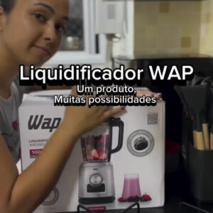 Liquidificador Com Copo De Vidro Wap Wb2000 2l 900w Cor Cinza - Imagem 2