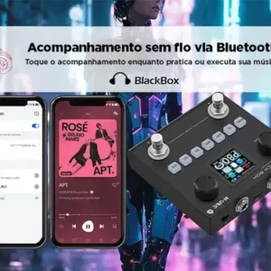Pedal Multiefeitos M-Vave Blackbox Digital Para Guitarra Com Bluetooth - Imagem 7