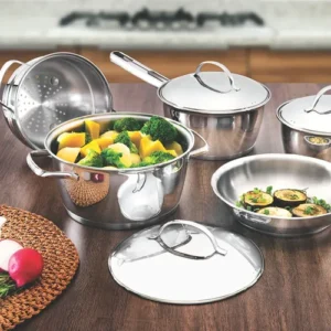 Jogo De Panelas Tramontina Allegra 5pç Aço Inox 5 Utensílios Inox - Imagem 2