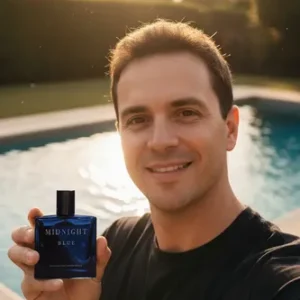 Perfume Masculino Midnight Blue Alta Fixação Fero Blue 100ml - Imagem 10