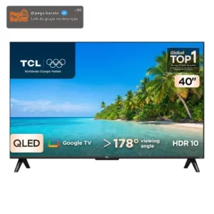 Smart Tv Tcl 40 Qled Full Hd Google Tv Bluetooth 40s5k - Imagem 1