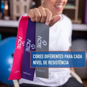 Kit Mini Band Com 3 Níveis De Resistência Acte Sports T71 - Imagem 5