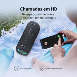 Caixa De Som Bluetooth Mifa A90 Potência 60w Cor Preto - Imagem 7