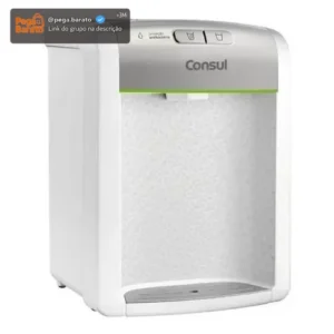 Purificador De Água Consul refrigerado Natural E Gelada com proteção antibactérias Bivolt Consul Branco - CPB34ASVNA - Imagem 1
