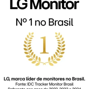 Monitor Gamer LG UltraGear 24” 24GS60F-B IPS Full HD 180Hz 1ms (GtG) NVIDIA® G-SYNC® AMD FreeSync™ HDR10 sRGB 99% HDMI DisplayPort - Imagem 2