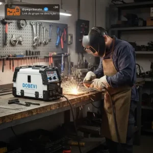 Máquina Solda 250a Sem Gás Com Acessórios 110v/220v Dobevi - Imagem 1