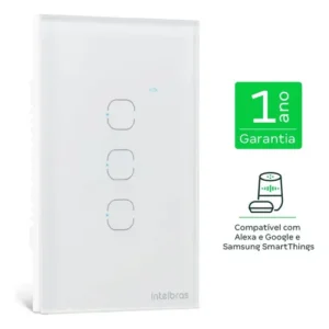 Interruptor Touch Inteligente 3 Teclas Eiw 1003 Intelbras Branco - Imagem 2