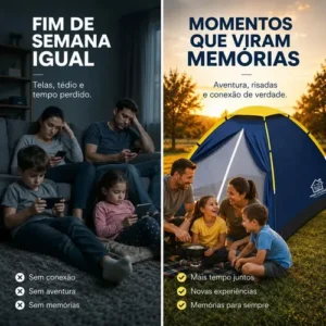 Barraca Camping Iglu para 4 Pessoas Azul Leve com Mosquiteiro Janela Estrutura Resistente em Poliéster Fácil Montagem Ideal para Camping Praia Trilhas Pesca e Lazer ao Ar Livre - Imagem 3