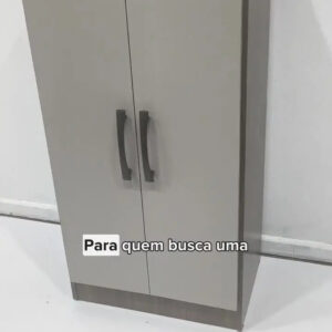 Armário Multiuso Vaticano 2 Portas Castanho/off - Móveis - Imagem 2