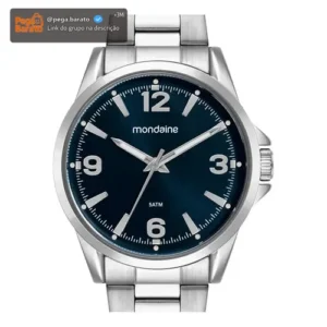 Relógio Mondaine Masculino Analógico Azul - Imagem 1