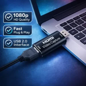 Placa De Captura Hdmi 4k Usb 1080p Full Hd Live Streaming Conversor Video Gamer Plug Play Dr Hank - Imagem 5