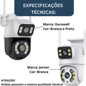 Câmera Dupla Segurança Ip Wifi Externa Lente 6mp App Yoosee - Imagem 10