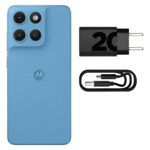 Smartphone Motorola Moto G17 4g - 128gb 12gb (4gb Ram + 8gb Ram Boost) Camera 50mp Sony Lytia 600, Bateria 5200 Mah - Azul Claro - Imagem 5