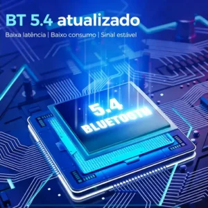 Fone P47 Headphone Estéreo Redução De Ruídos Bluetooth 5.4 Vermelho - Imagem 8