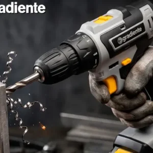 Parafusadeira Furadeira Sem Fio A Bateria 12V 3/8 Pol. 10mm Gradiente Profissional Com Maleta Brocas e Bits - Imagem 11
