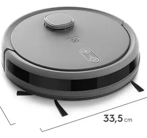 Robô Aspirador Electrolux 4 em 1 Wi-Fi Experience até 1h40 Mapeamento Cinza (ERB61) Bivolt - Imagem 2