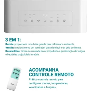 Ar Condicionado Philco Portátil 10000btus Frio Pac10fn - Imagem 4