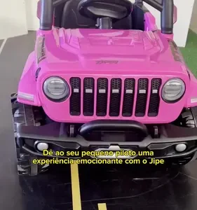 Jipe Infantil Elétrico 12v Carrinho Controle Remoto Música Brinq Kids - Imagem 15