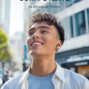 Fone de Ouvido Bluetooth 5.4 soundcore P30i da Anker, Cancelamento de Ruído Adaptativo, Graves Poderosos, 45H de Reprodução, Estojo 2-em-1 com Suporte para Celular, IP54, Fone sem fio TWS, Preto - Imagem 4