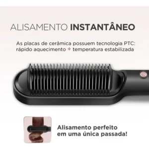 Escova Alisadora Black Rose, Mondial, 36W - EA-07 - Imagem 3